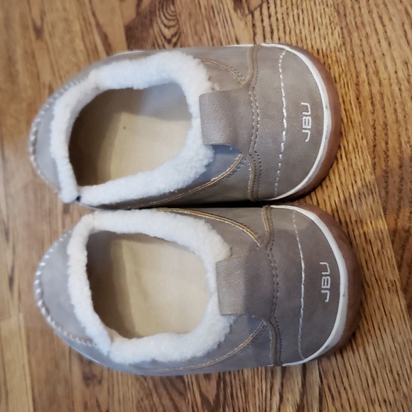 (7½M) JBU JAMBU Leather Shearling Slip On Loungewear Home Comfortable Luxury - Picture 4 of 8